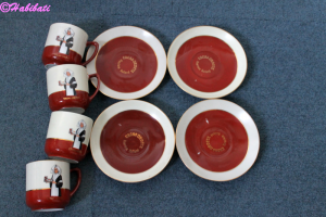 kop en schotels van het Droste servies