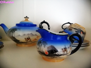 Epiag servies met Sahara woestijn decor