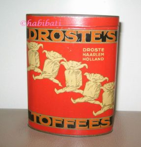 ovaal blikje droste toffees